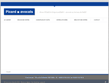 Tablet Screenshot of cabinet-picard.com